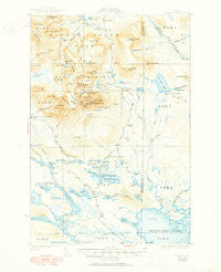 Katahdin Maine Historical topographic map, 1:62500 scale, 15 X 15 Minute, Year 1930