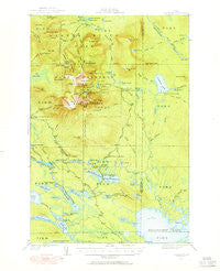 Katahdin Maine Historical topographic map, 1:62500 scale, 15 X 15 Minute, Year 1949