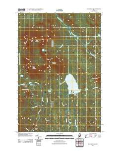 Katahdin Lake Maine Historical topographic map, 1:24000 scale, 7.5 X 7.5 Minute, Year 2011