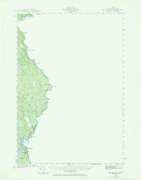 Kellyland Maine Historical topographic map, 1:62500 scale, 15 X 15 Minute, Year 1940