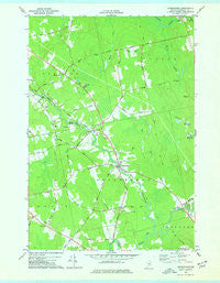 Kenduskeag Maine Historical topographic map, 1:24000 scale, 7.5 X 7.5 Minute, Year 1977