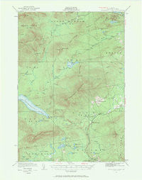Kennebago Lake Maine Historical topographic map, 1:62500 scale, 15 X 15 Minute, Year 1932