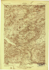 Kennebago Lake Maine Historical topographic map, 1:48000 scale, 15 X 15 Minute, Year 1932