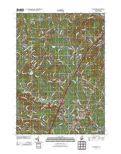 Kennebunk Maine Historical topographic map, 1:24000 scale, 7.5 X 7.5 Minute, Year 2011