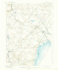Kennebunk Maine Historical topographic map, 1:62500 scale, 15 X 15 Minute, Year 1898