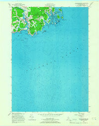 Kennebunkport Maine Historical topographic map, 1:24000 scale, 7.5 X 7.5 Minute, Year 1956