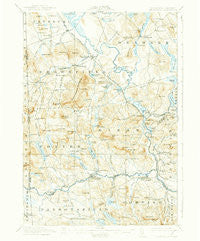 Kezar Falls Maine Historical topographic map, 1:62500 scale, 15 X 15 Minute, Year 1911