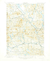 Kezar Falls Maine Historical topographic map, 1:62500 scale, 15 X 15 Minute, Year 1911