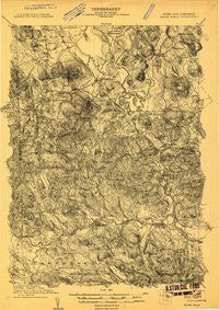 Kezar Falls Maine Historical topographic map, 1:48000 scale, 15 X 15 Minute, Year 1910