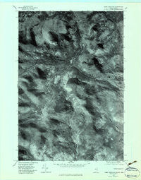 Kibby Mountain Maine Historical topographic map, 1:24000 scale, 7.5 X 7.5 Minute, Year 1977