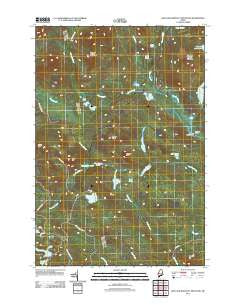 King And Bartlett Mountain Maine Historical topographic map, 1:24000 scale, 7.5 X 7.5 Minute, Year 2011