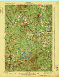 Kingfield Maine Historical topographic map, 1:62500 scale, 15 X 15 Minute, Year 1932