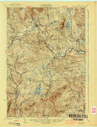 Kingfield Maine Historical topographic map, 1:62500 scale, 15 X 15 Minute, Year 1932