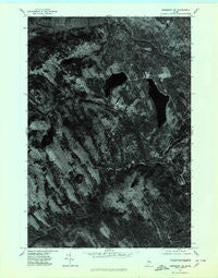 Kingsbury NE Maine Historical topographic map, 1:24000 scale, 7.5 X 7.5 Minute, Year 1975