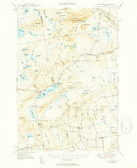 Kingsbury Maine Historical topographic map, 1:62500 scale, 15 X 15 Minute, Year 1948