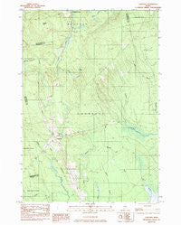 Lagrange Maine Historical topographic map, 1:24000 scale, 7.5 X 7.5 Minute, Year 1983