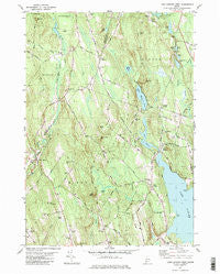 Lake Auburn West Maine Historical topographic map, 1:24000 scale, 7.5 X 7.5 Minute, Year 1981