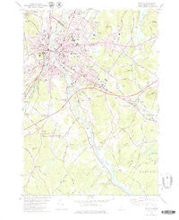 Lewiston Maine Historical topographic map, 1:24000 scale, 7.5 X 7.5 Minute, Year 1979