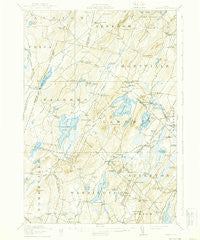 Liberty Maine Historical topographic map, 1:62500 scale, 15 X 15 Minute, Year 1916