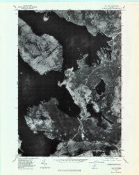 Lily Bay Maine Historical topographic map, 1:24000 scale, 7.5 X 7.5 Minute, Year 1977