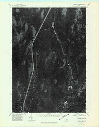 Lincoln NE Maine Historical topographic map, 1:24000 scale, 7.5 X 7.5 Minute, Year 1975