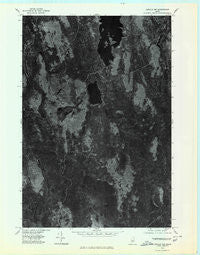 Lincoln NW Maine Historical topographic map, 1:24000 scale, 7.5 X 7.5 Minute, Year 1975
