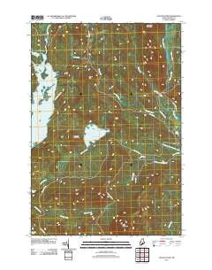 Lincoln Pond Maine Historical topographic map, 1:24000 scale, 7.5 X 7.5 Minute, Year 2011