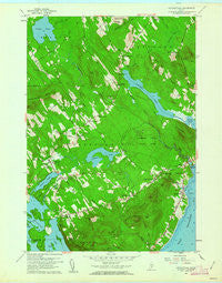 Lincolnville Maine Historical topographic map, 1:24000 scale, 7.5 X 7.5 Minute, Year 1960