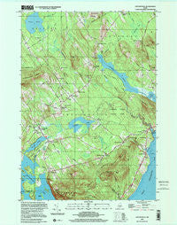 Lincolnville Maine Historical topographic map, 1:24000 scale, 7.5 X 7.5 Minute, Year 2000