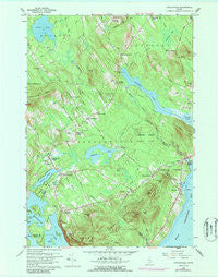 Lincolnville Maine Historical topographic map, 1:24000 scale, 7.5 X 7.5 Minute, Year 1960