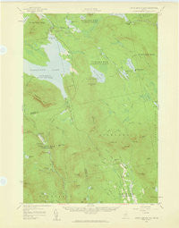 Little Bigelow Mtn Maine Historical topographic map, 1:62500 scale, 15 X 15 Minute, Year 1956