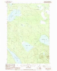 Longley Pond Maine Historical topographic map, 1:24000 scale, 7.5 X 7.5 Minute, Year 1988
