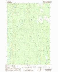 Lookout Mountain Maine Historical topographic map, 1:24000 scale, 7.5 X 7.5 Minute, Year 1989