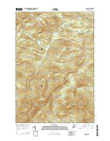 Madrid Maine Current topographic map, 1:24000 scale, 7.5 X 7.5 Minute, Year 2014
