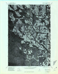 Mars Hill SW Maine Historical topographic map, 1:24000 scale, 7.5 X 7.5 Minute, Year 1975