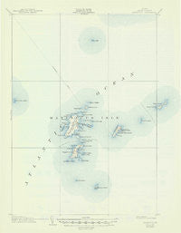Matinicus Maine Historical topographic map, 1:62500 scale, 15 X 15 Minute, Year 1906