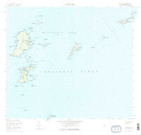 Matinicus Maine Historical topographic map, 1:24000 scale, 7.5 X 7.5 Minute, Year 1953