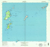 Matinicus Maine Historical topographic map, 1:24000 scale, 7.5 X 7.5 Minute, Year 1953