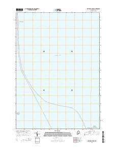 Matinicus OE NW Maine Current topographic map, 1:24000 scale, 7.5 X 7.5 Minute, Year 2014
