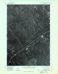 Mattawamkeag Lake SE Maine Historical topographic map, 1:24000 scale, 7.5 X 7.5 Minute, Year 1975