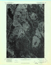 Mattawamkeag NW Maine Historical topographic map, 1:24000 scale, 7.5 X 7.5 Minute, Year 1975