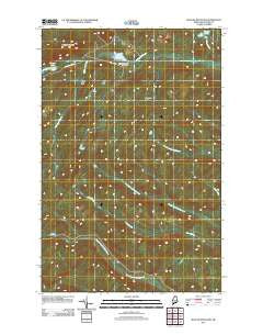 McLean Mountain Maine Historical topographic map, 1:24000 scale, 7.5 X 7.5 Minute, Year 2011