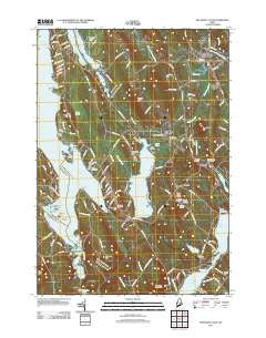 Mechanic Falls Maine Historical topographic map, 1:24000 scale, 7.5 X 7.5 Minute, Year 2011