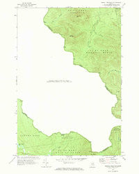Merrill Mountain Maine Historical topographic map, 1:24000 scale, 7.5 X 7.5 Minute, Year 1970