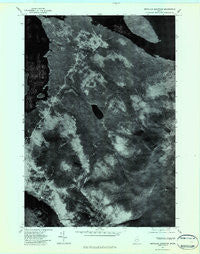 Metallak Mountain Maine Historical topographic map, 1:24000 scale, 7.5 X 7.5 Minute, Year 1977