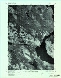 Middle Dam Maine Historical topographic map, 1:24000 scale, 7.5 X 7.5 Minute, Year 1977