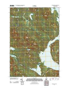 Middle Dam Maine Historical topographic map, 1:24000 scale, 7.5 X 7.5 Minute, Year 2011