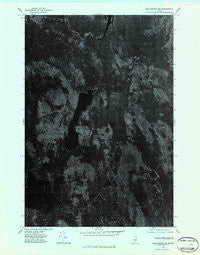 Millinocket SW Maine Historical topographic map, 1:24000 scale, 7.5 X 7.5 Minute, Year 1975