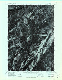 Misery Knob Maine Historical topographic map, 1:24000 scale, 7.5 X 7.5 Minute, Year 1977