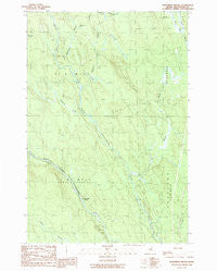 Monument Brook Maine Historical topographic map, 1:24000 scale, 7.5 X 7.5 Minute, Year 1989
